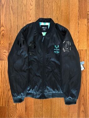 Lionel Messi Argentina #10 Hard Rock Bomber Jacket Size Large NEW